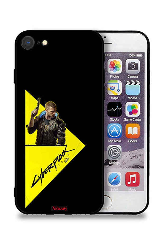 غطاء حماية لجهاز Apple iPhone 8 من Cyberpunk 2077