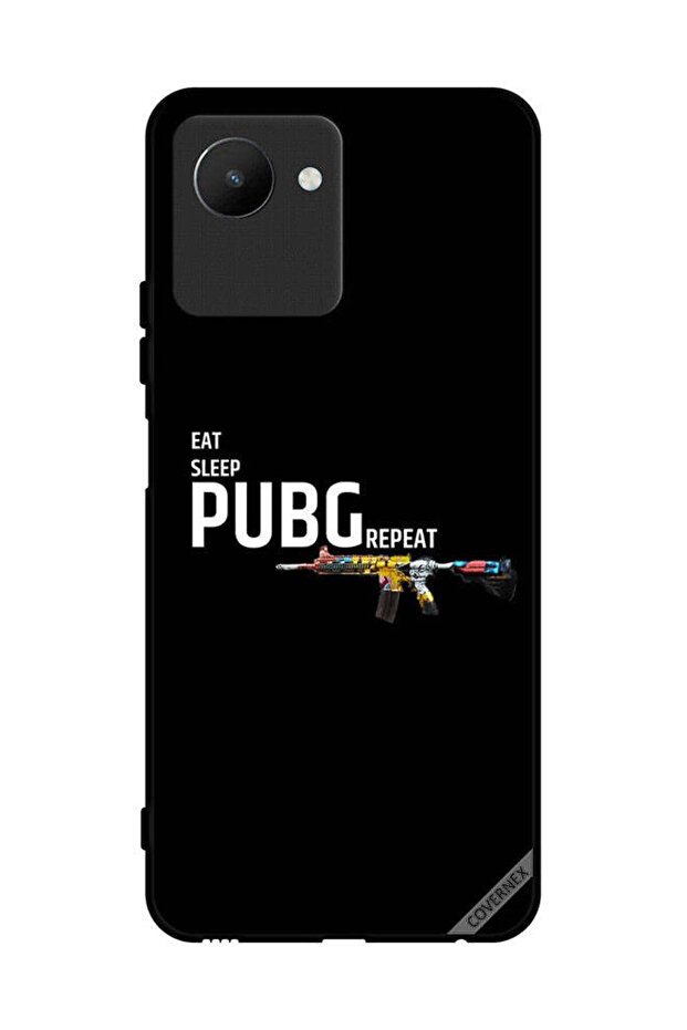 غطاء حماية لجهاز Realme C30s Eat Sleep Pubg Repeat