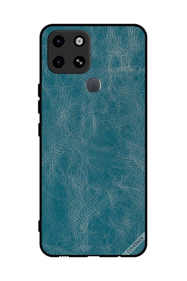 غطاء حماية لهاتف Infinix Smart 6 بنمط جلد عتيق