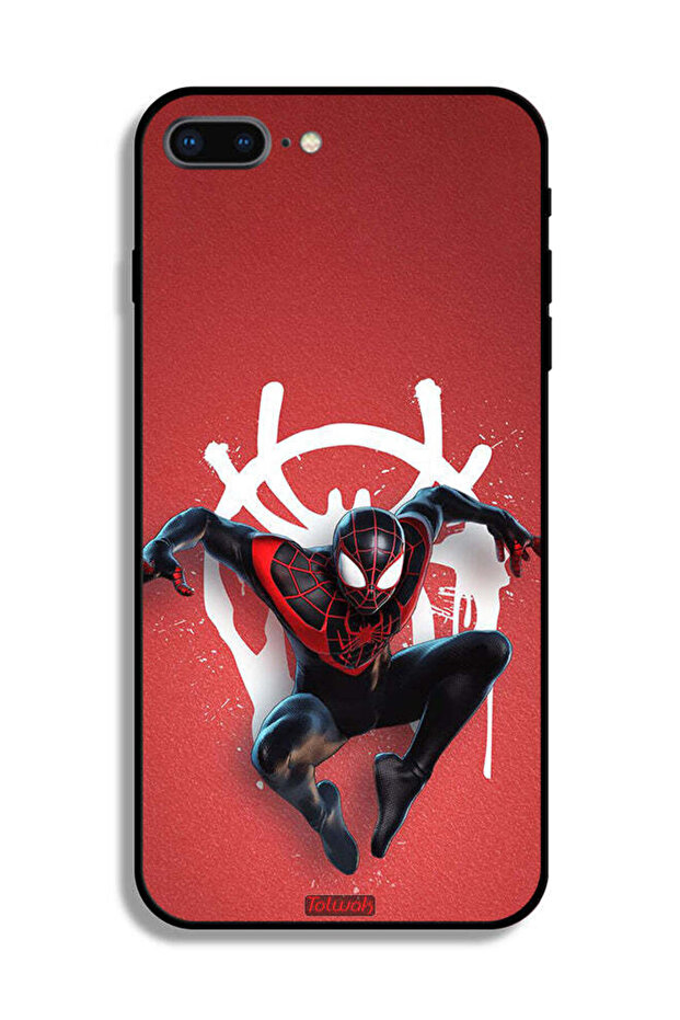 غطاء حماية لجهاز Apple iPhone 7 Plus بتصميم سبايدرمان - 2