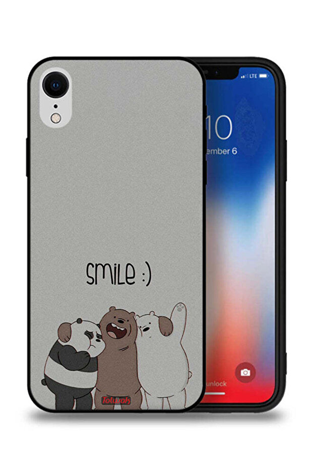 جراب حماية لهاتف Apple iPhone XR بطبعة ابتسامة الأصدقاء
