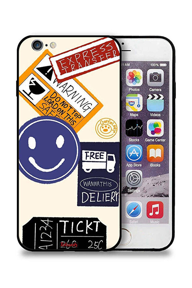 جراب حماية لجهاز Apple iPhone 6 Plus/6s Plus مع ملصق نقل سريع مجاني