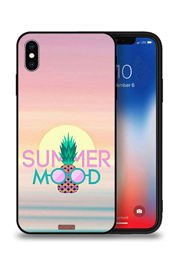 غطاء حماية لجهاز Apple iPhone XS - مزاج صيفي