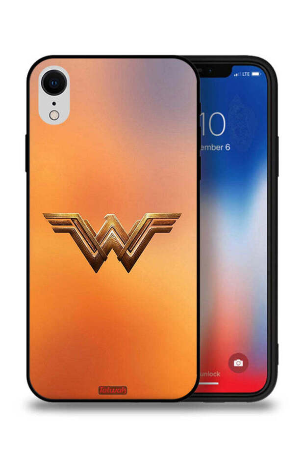 جراب حماية لجهاز Apple iPhone XR بشعار Wonder Women