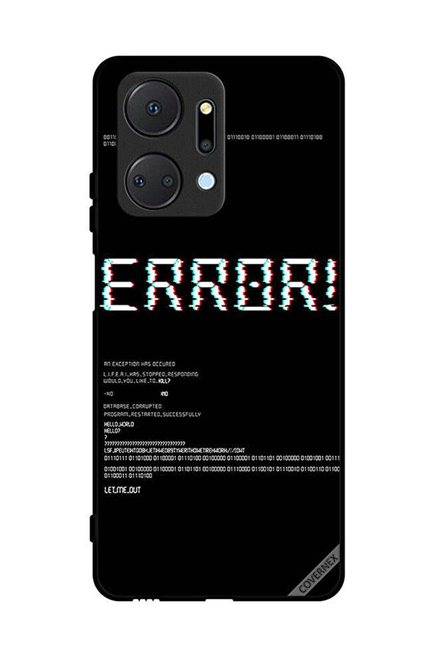 غطاء حماية لهاتف Honor X7a مع خلفية خطأ 404