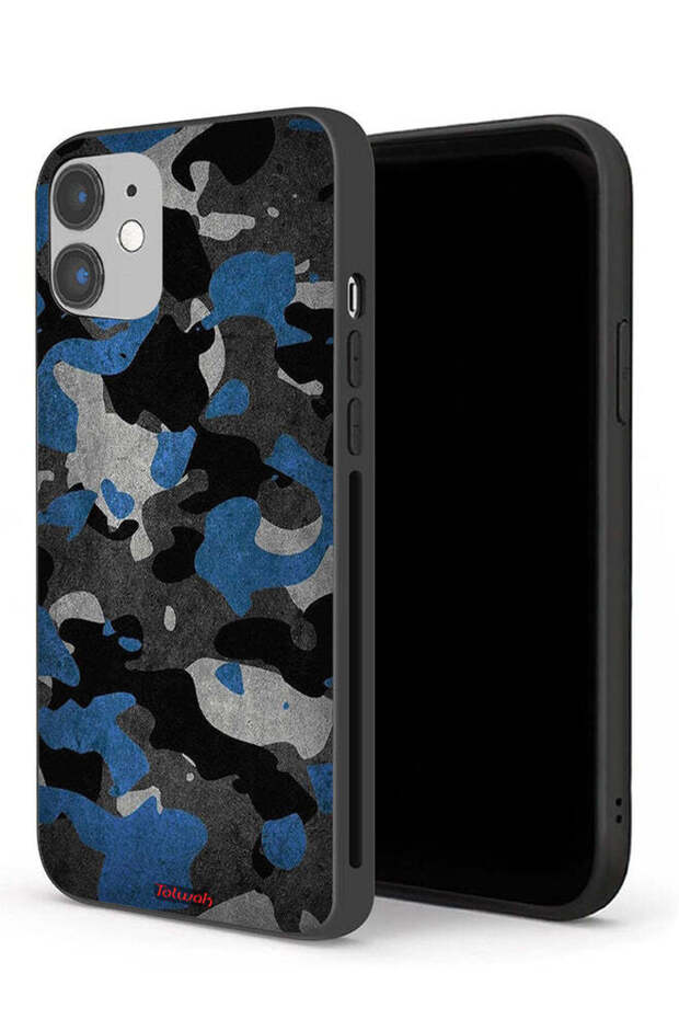 جراب حماية لهاتف Apple iPhone 12 بنمط مموه