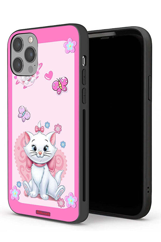 جراب حماية لجهاز Apple iPhone 12 Pro Max بتصميم قطة لطيفة