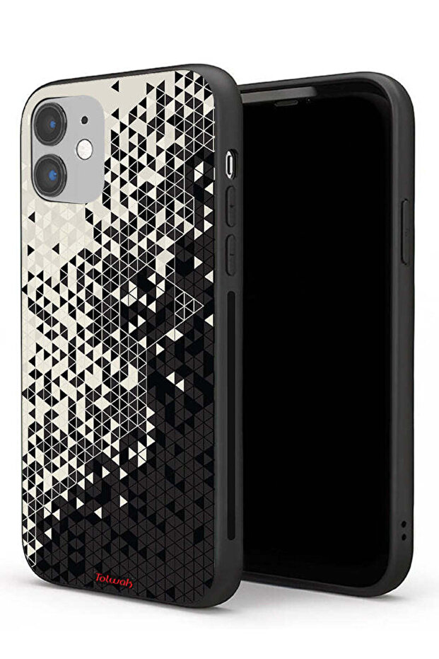 Apple iPhone 11 Protective Case Pattern Digital Art Triangle