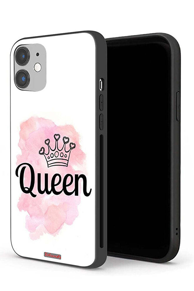 غطاء حماية لجهاز Apple iPhone 12 بتصميم Queen Art