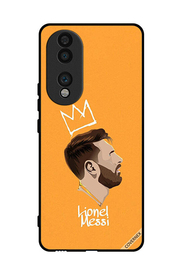 غطاء حماية لهاتف Honor 70 ليو ميسي الملك
