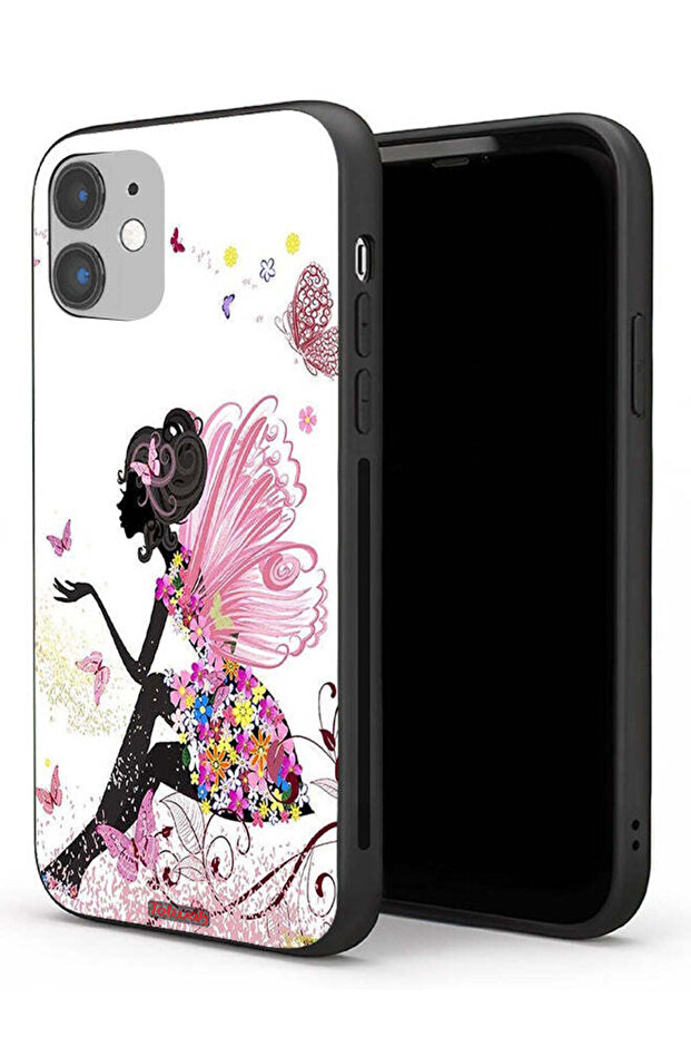 Apple iPhone 11 Protective Case Butterfly Girl Artwork