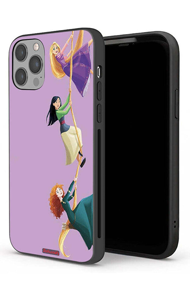 جراب حماية لجهاز Apple iPhone 12 Pro Max بتصميم فن تسلق الفتيات