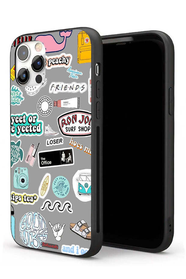 Apple iPhone 11 Pro Protective Case Good Vibes Stickers