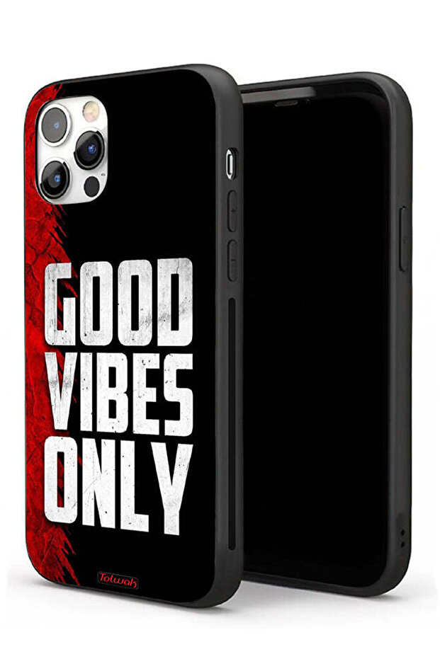 جراب حماية لجهاز Apple iPhone 11 Pro Max - Good Vibes Only