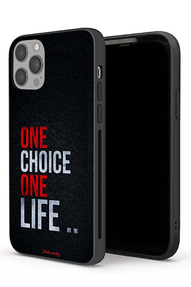 جراب حماية لجهاز Apple iPhone 12 Pro Max - اختيار واحد - حياة واحدة
