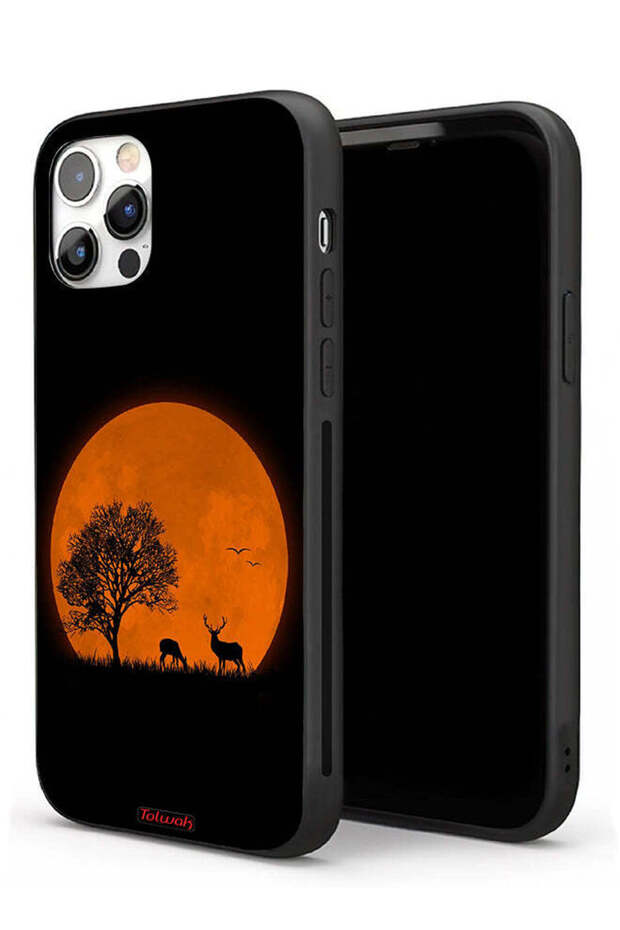 غطاء حماية لجهاز Apple iPhone 11 Pro برسومات قمر المساء