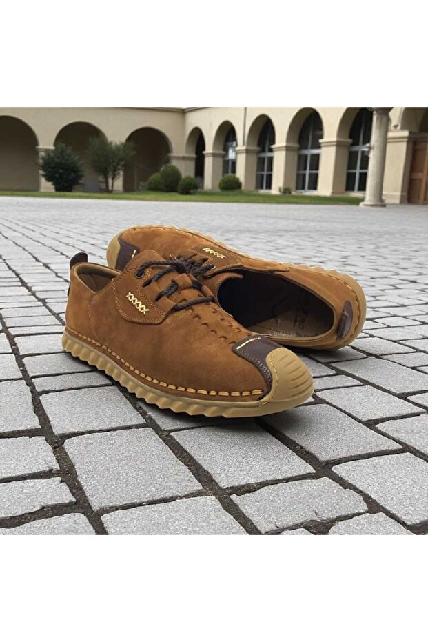 Men's 100% Genuine Leather Flexible Rubber Sole Orthopedic Summer Casual and Comfortable Walking Shoes