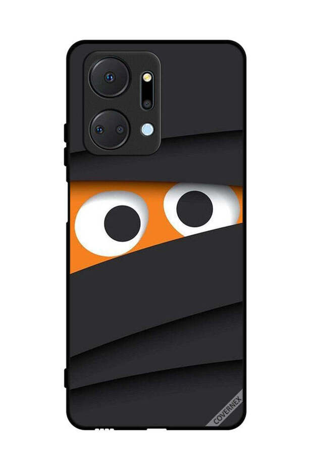 غطاء حماية لهاتف Honor X7a مع عينين ظاهرتين