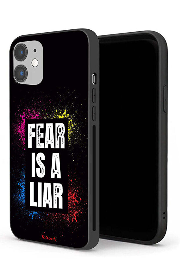 جراب حماية لجهاز Apple iPhone 12 - الخوف كاذب