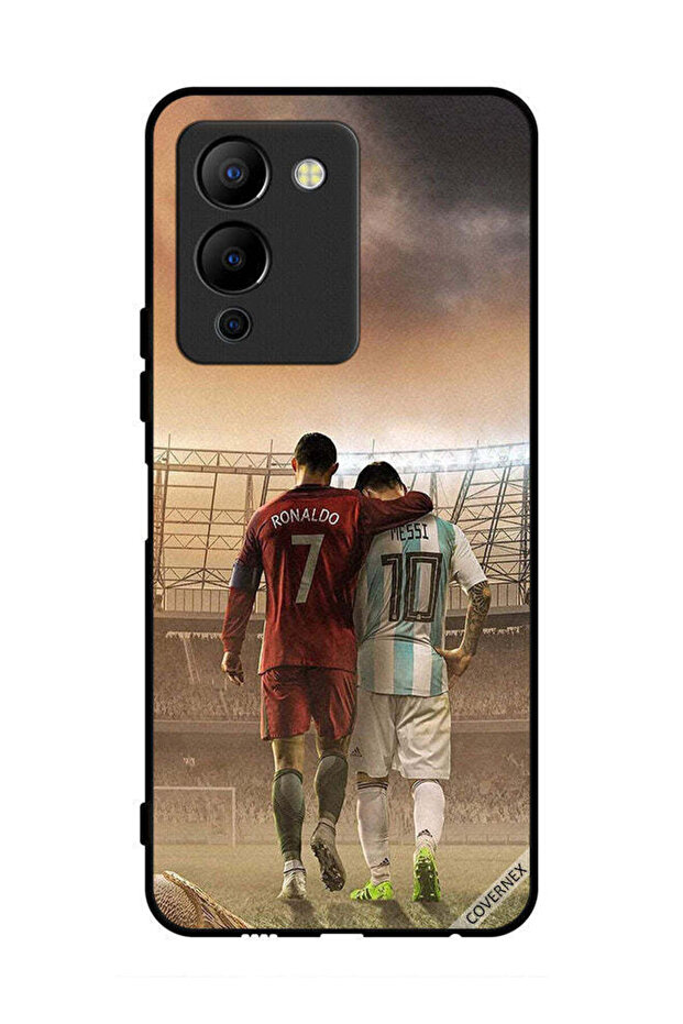 غطاء حماية لهاتف Infinix Note 12 Pro 5G ميسي ورونالدو