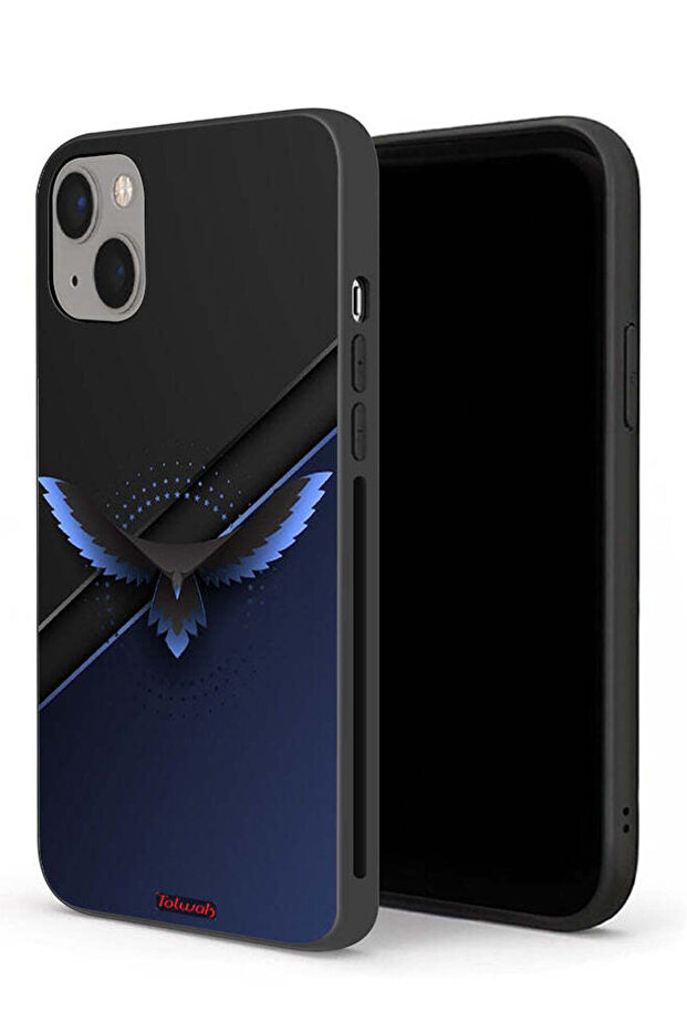 غطاء حماية لجهاز Apple iPhone 13 mini بتصميم نسر فني تجريدي رقمي
