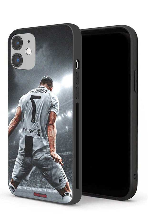 جراب حماية لهاتف Apple iPhone 12 بشعار احتفال كريستيانو رونالدو