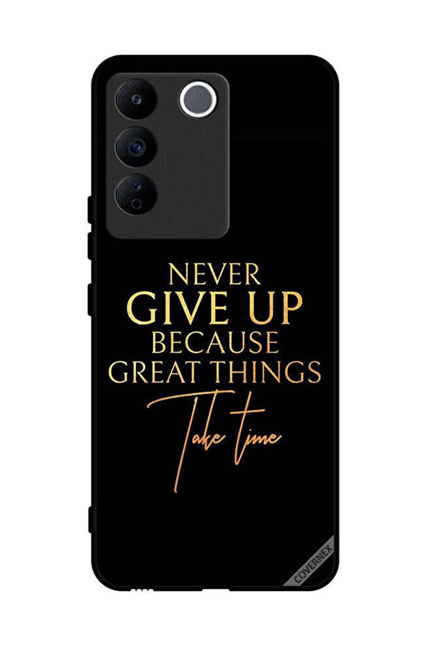 غطاء حماية لجهاز Vivo V27e لا تستسلم أبدًا