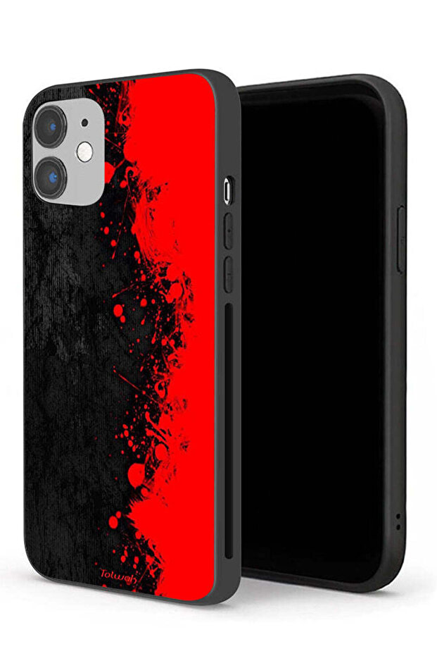 جراب حماية لجهاز Apple iPhone 12 mini بنمط تجريدي - 1