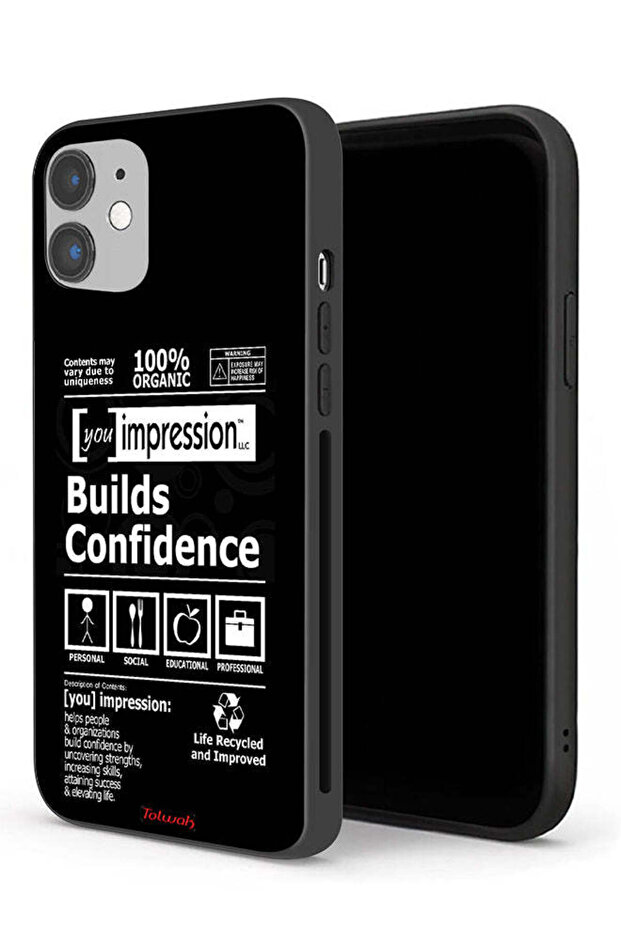 Apple iPhone 12 mini Protective Case Builds Confidence Sticker
