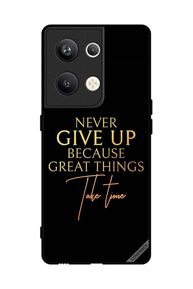 غطاء حماية لهاتف Oppo Reno 9 Pro Plus لا تستسلم أبدًا