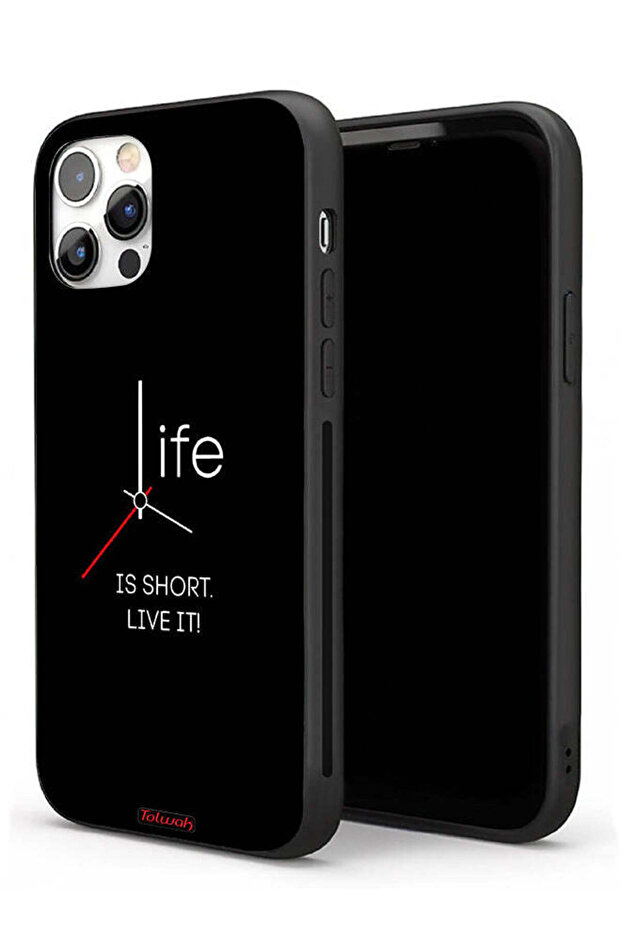 جراب حماية لجهاز Apple iPhone 11 Pro Max، الحياة قصيرة
