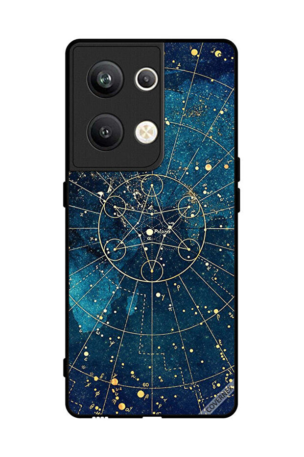 غطاء حماية لهاتف Oppo Reno 9 Pro Plus بنمط معادلات رياضية