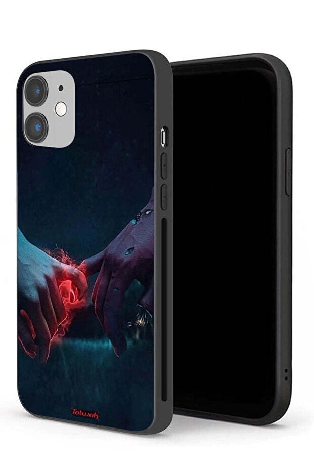 جراب حماية لجهاز Apple iPhone 12 - يدان محترقتان