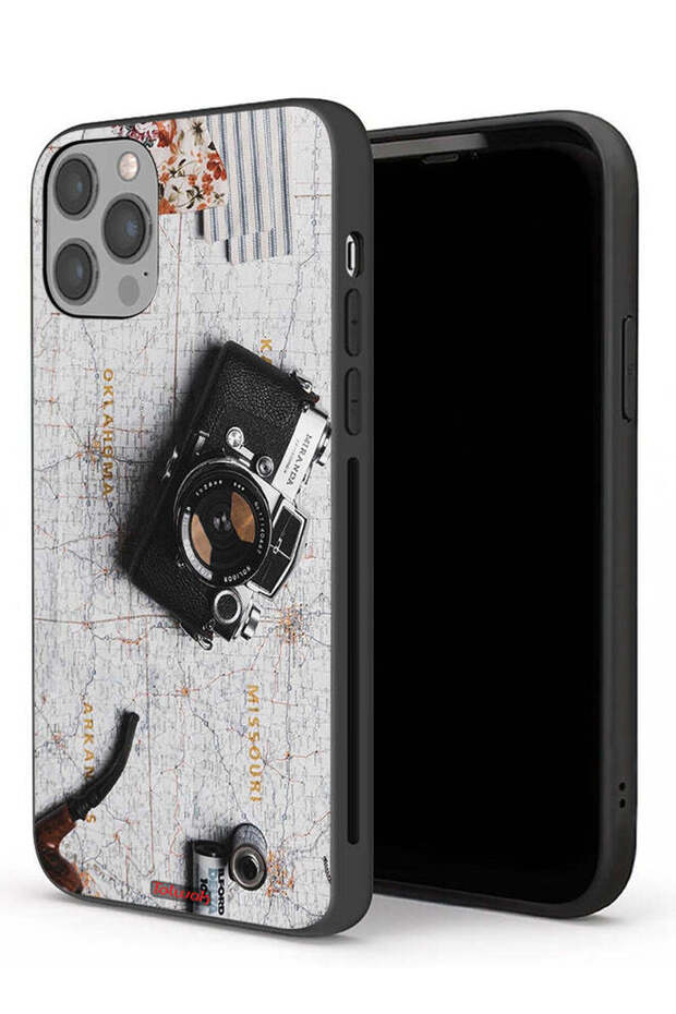 جراب حماية لجهاز Apple iPhone 12 Pro Max بكاميرا كلاسيكية