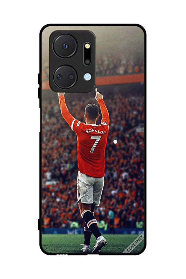 غطاء حماية لهاتف Honor X7a Cr7 رونالدو بورتريه