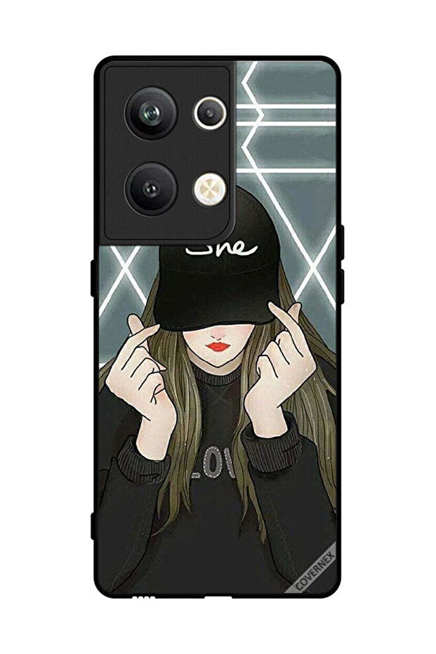 غطاء حماية لهاتف Oppo Reno 9 Pro Plus مع غطاء للرأس