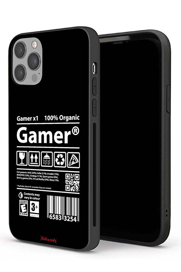 جراب حماية لجهاز Apple iPhone 12 Pro Max، ملصق ألعاب