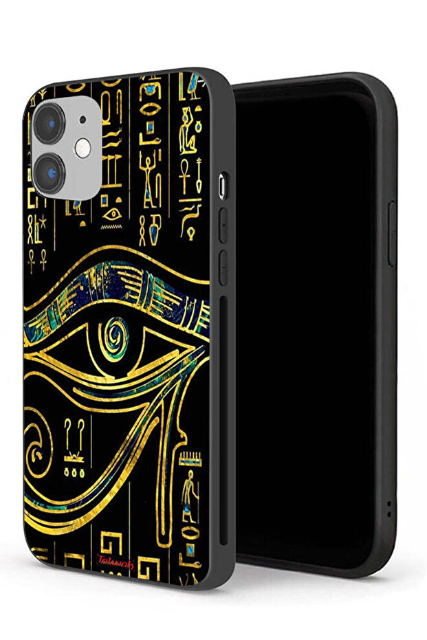 جراب حماية لجهاز Apple iPhone 12 بتصميم عين فنية