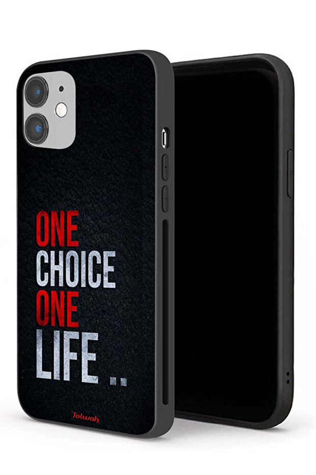 جراب حماية لجهاز Apple iPhone 12 - اختيار واحد - حياة واحدة