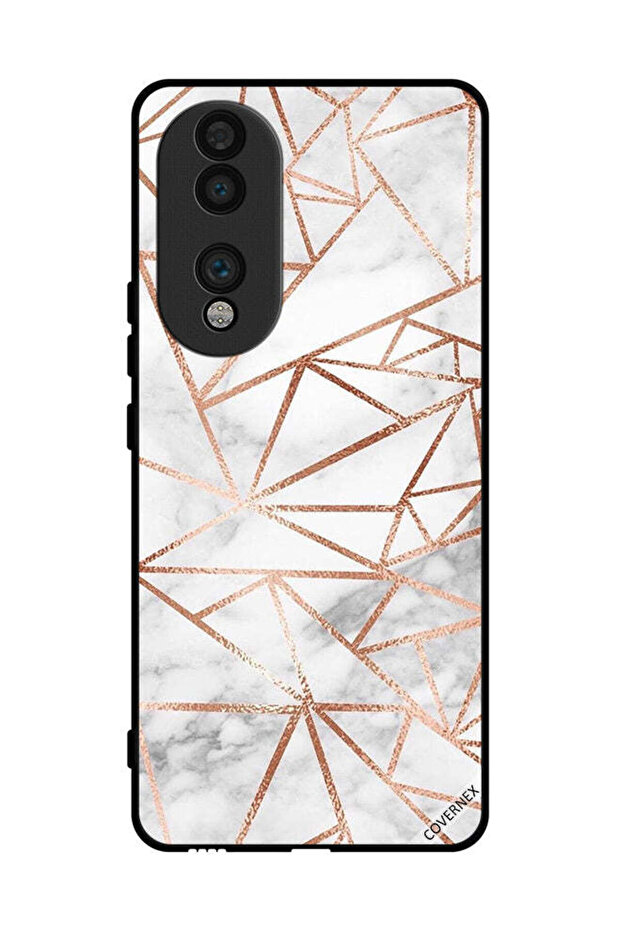 Protective Case Cover For Honor 70 Marble Pattern Wallpaper