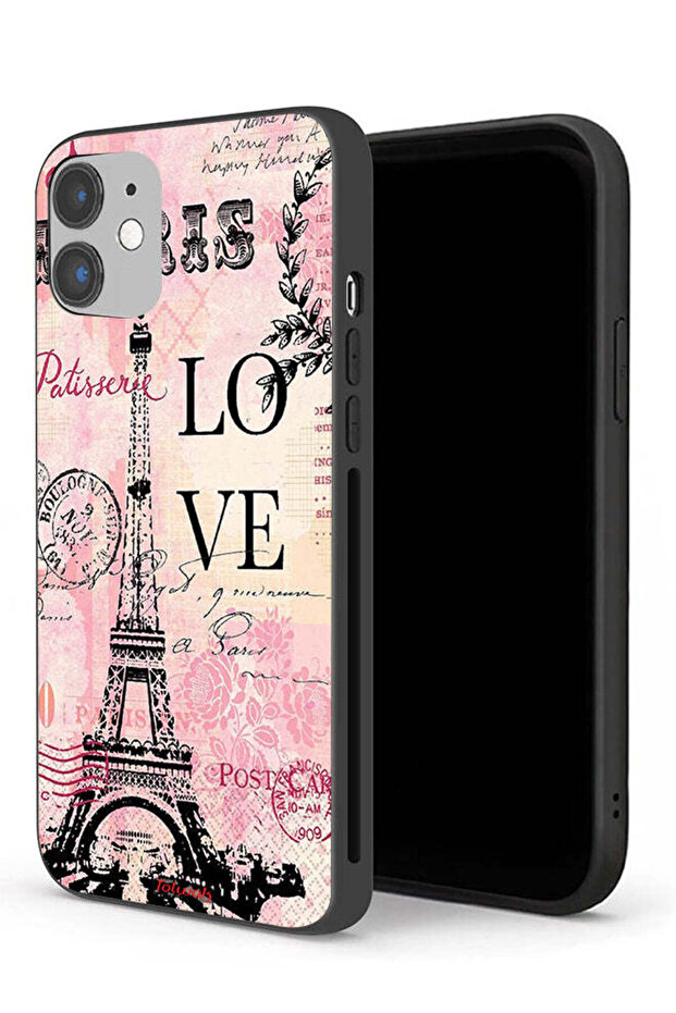 غطاء حماية لجهاز Apple iPhone 12 من Paris Love