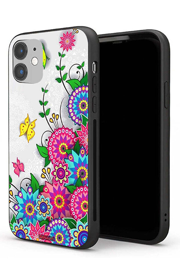 Apple iPhone 11 Protective Case Mandala Flowers