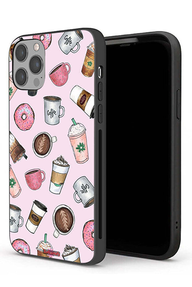 جراب حماية لجهاز Apple iPhone 12 Pro Max - فن محبي القهوة