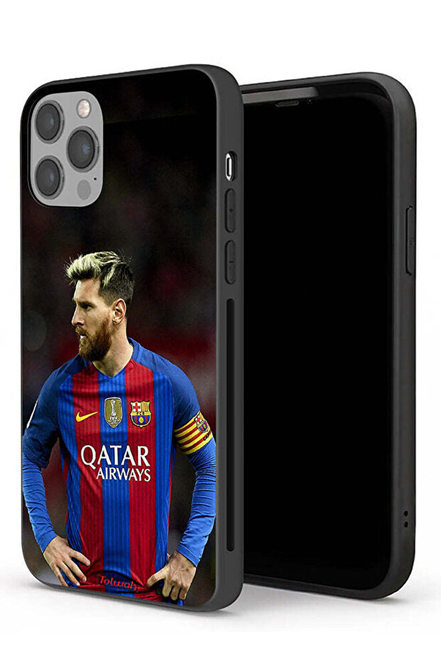 جراب حماية لهاتف Apple iPhone 12 Pro Max ميسي برشلونة