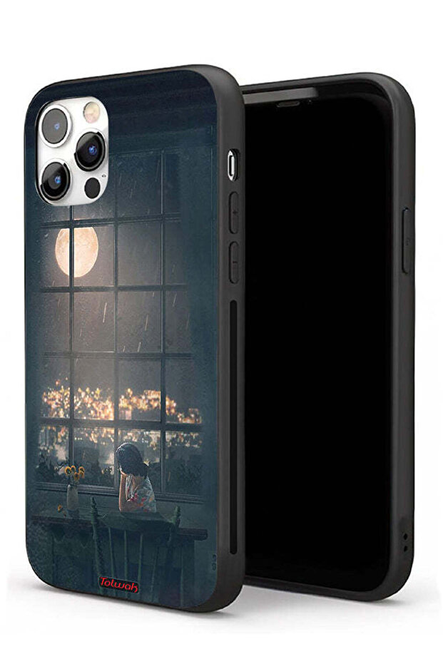 غطاء حماية لجهاز Apple iPhone 11 Pro Max مع صورة القمر