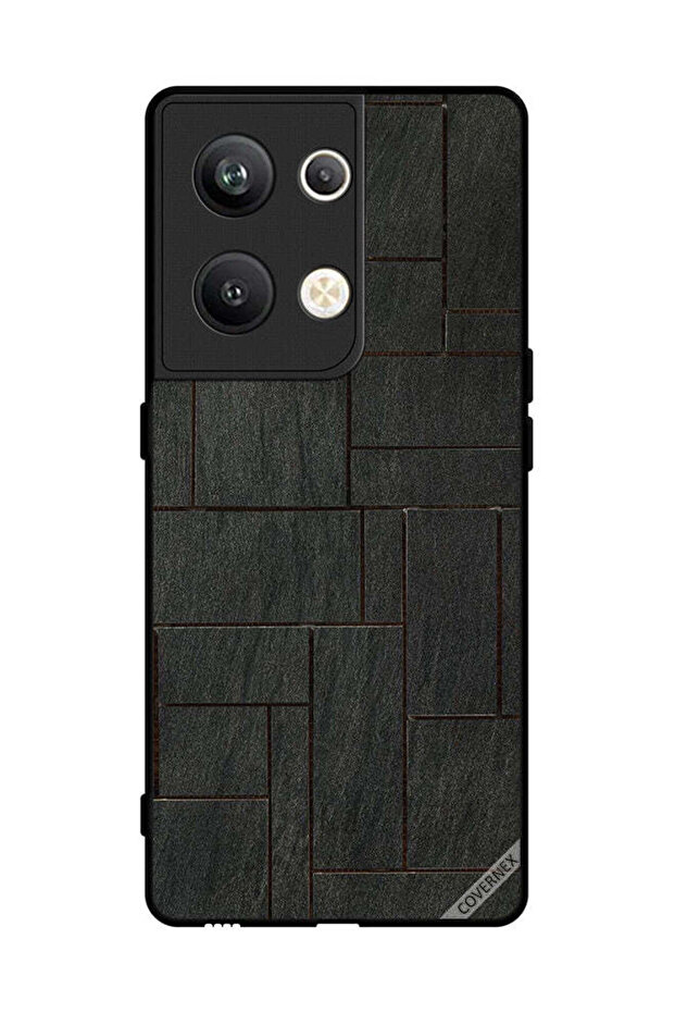 غطاء حماية لهاتف Oppo Reno 9 Pro Plus بنمط جدار حجري