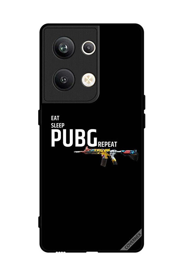 غطاء حماية لهاتف Oppo Reno 9 Pro Plus Eat Sleep Pubg Repeat