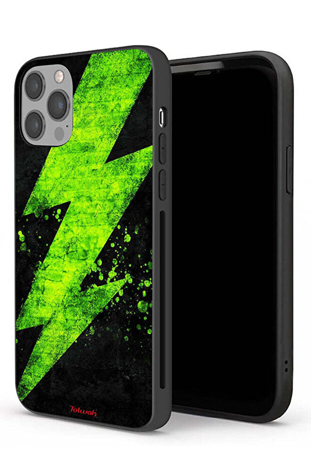 جراب حماية لجهاز Apple iPhone 12 Pro Max بنمط كهربائي - 1