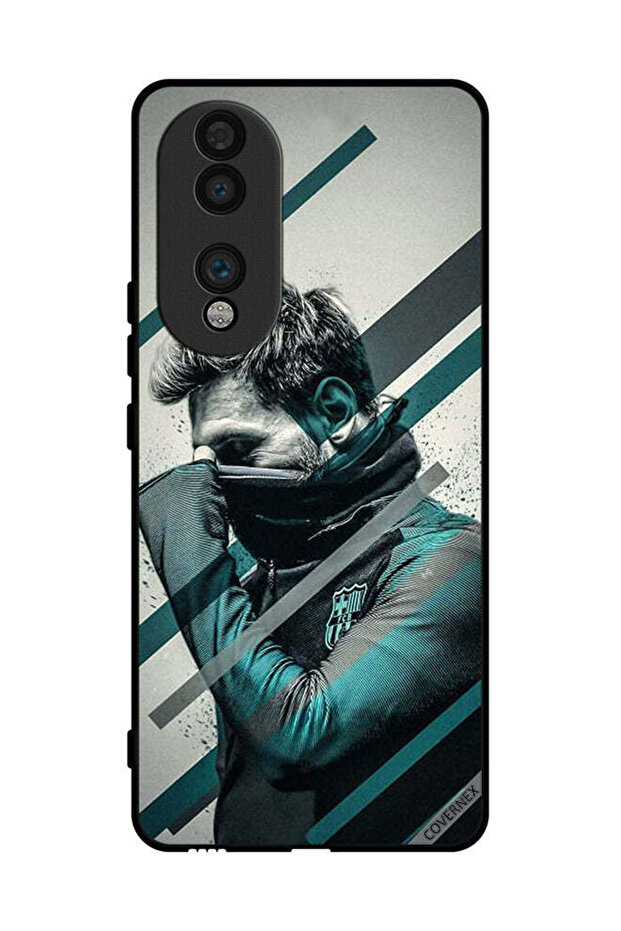 غطاء حماية لهاتف Honor 70 وجه ميسي المختبئ