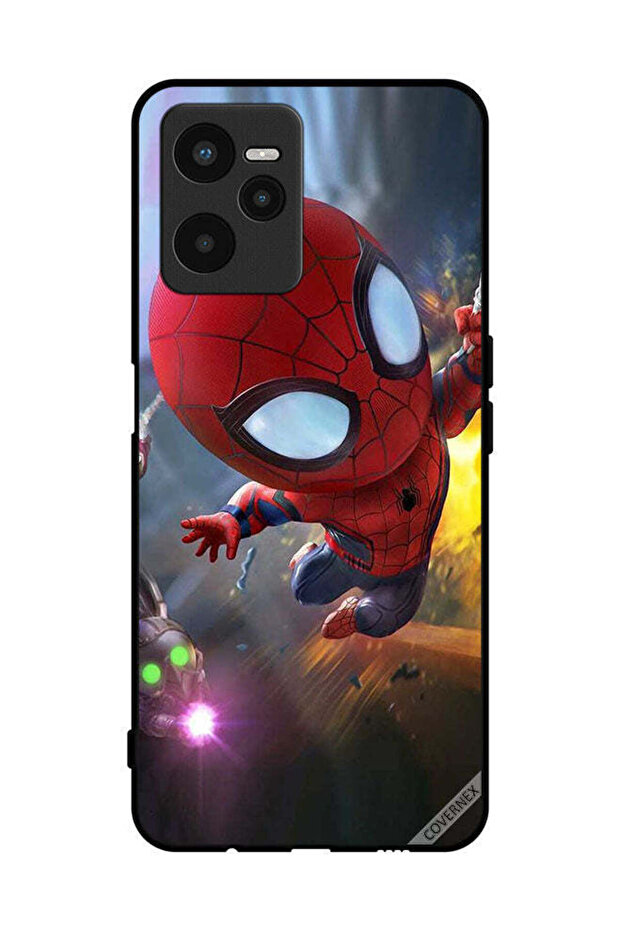 غطاء حماية لهاتف Realme C35 Spiderman في العمل